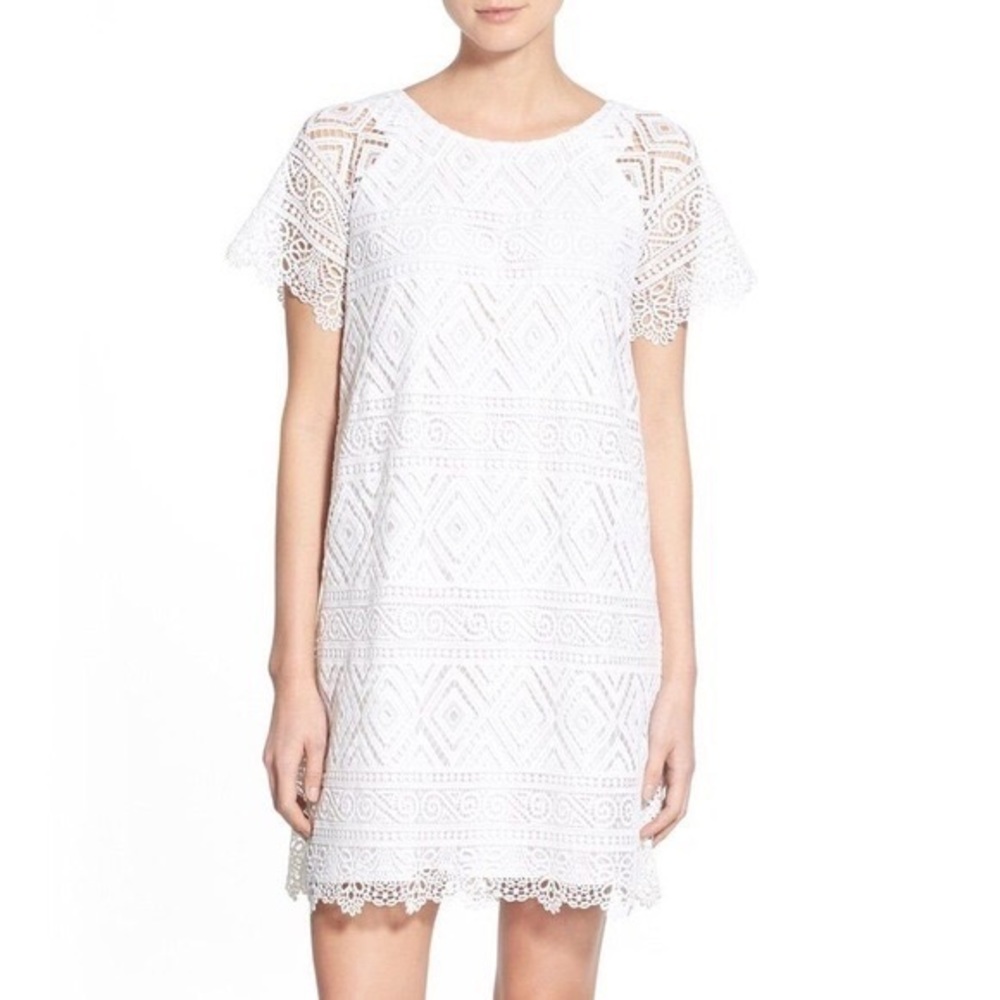White lace dress Madewell